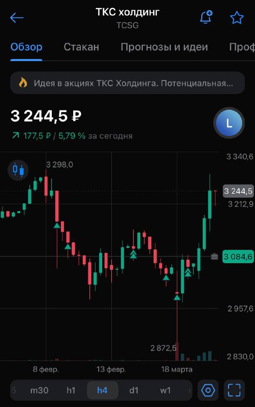 Подробнее о статье Тинек красавчик!#TCSGМногие считали, что я зря покупал акции заранее и убеждал в том, что это хороша