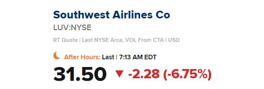 Подробнее о статье #LUV Southwest Airlines пересматривает прогноз на 2024 год из-за проблем с самолетами Boeing