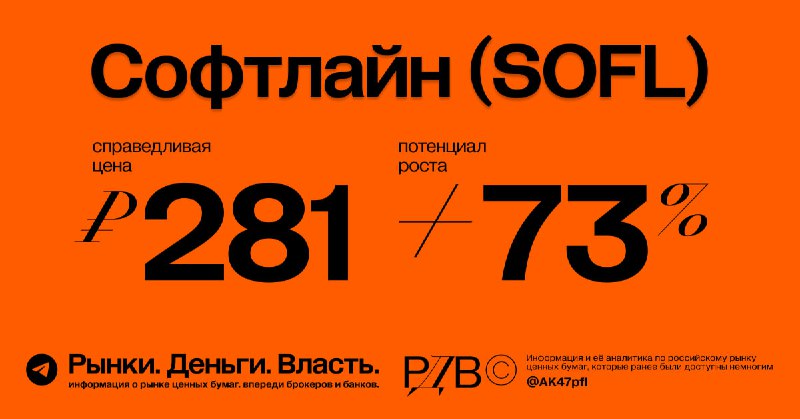 Подробнее о статье Справедливая цена акций Софтлайн (SOFL) 281 рубль, потенциал роста +73%. #оценка Как правильно польз