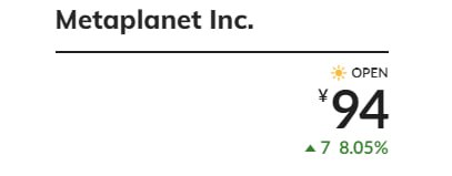 Подробнее о статье #BTC #cot #крипто #корпоратыазиатская MicroStrategy, компания Metaplanet разместит бонды на $6 млн.