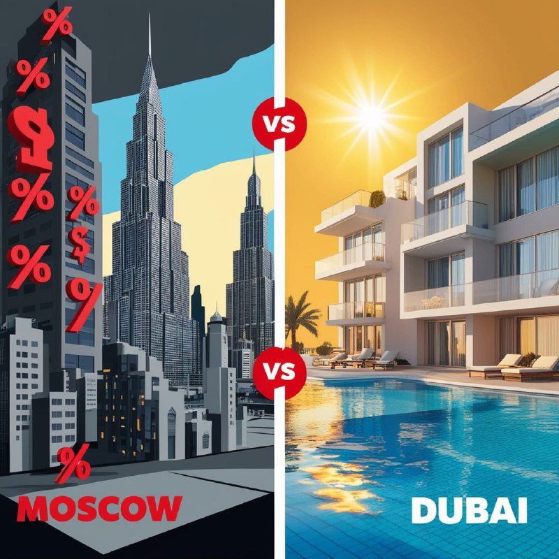 Подробнее о статье Москва vs Дубай: Зачем платить 21% по ипотеке, если есть беспроцентная рассрочка на недвижимость у м