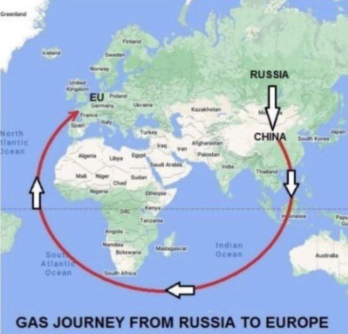 Вы сейчас просматриваете Россия качает газ на расстояние в 3000 км из замерзшей Сибири в Китай по трубопроводу Газпрома. Зате